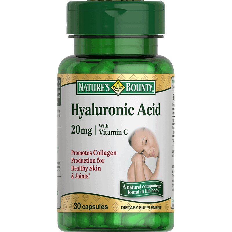 Изображение товара Гиалуроновая кислота 20 мг, капсулы, 30 шт, для здоровья кожи и суставов