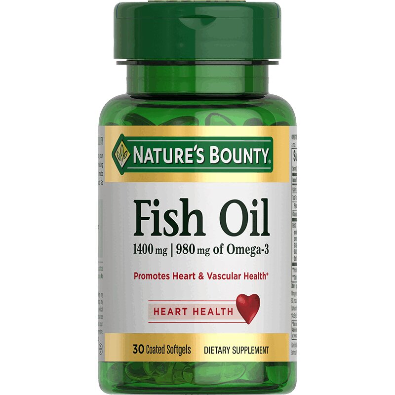 Изображение товара Nature's Bounty Рыбий Жир 980 мг Омега-3 капсулы 30 шт