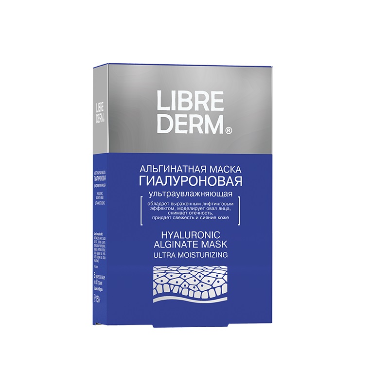 

Librederm Альгинатная маска гиалуроновая ультраувлажняющая 30 г 5 шт