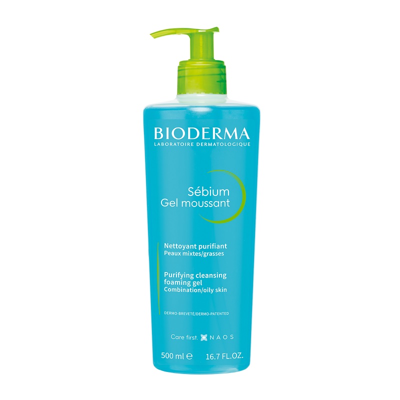 Bioderma Себиум Гель очищающий 500 мл мусс гель для создания долговременного эффекта завитых волос fashion extreme gel mousse