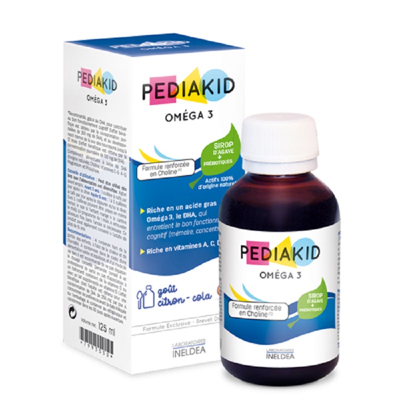 Изображение товара ПЕДИАКИД Омега 3 сироп Цитрон-Кола для детей с 4 месяцев 125 мл
