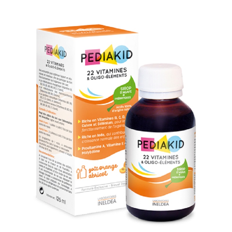 

PEDIAKID 22 Витамина и Олигоэлементы сироп 125 мл