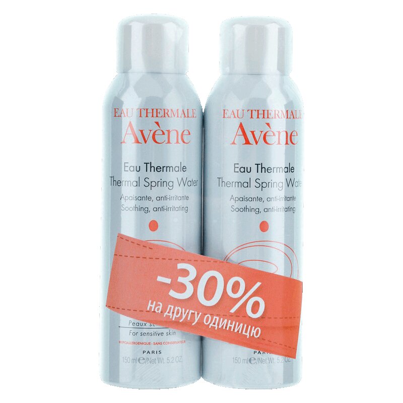 Avene Термальная вода набор 150 мл х 2 скидка 50% на второй продукт avene термальная вода набор 150 мл х 2 скидка 50% на второй продукт