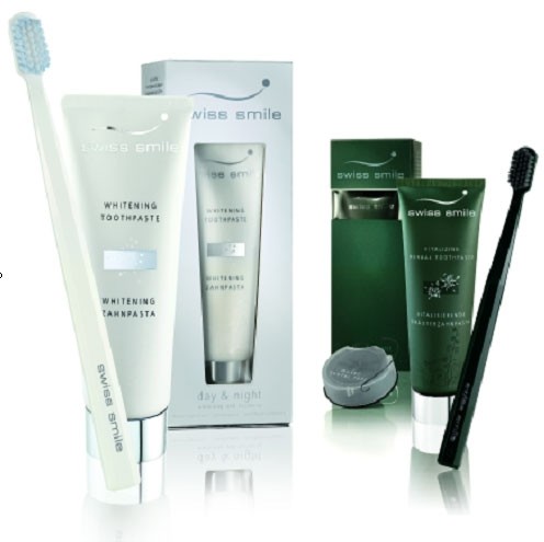 Изображение товара Набор для восстановления и отбеливания зубов Swiss Smile День и Ночь