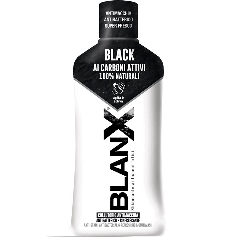 Blanx Блэк Ополаскиватель для полости рта с углем отбеливающий 500 мл люстра потолочная e27 8x40w 44x73 см чёрный хром прозрачный