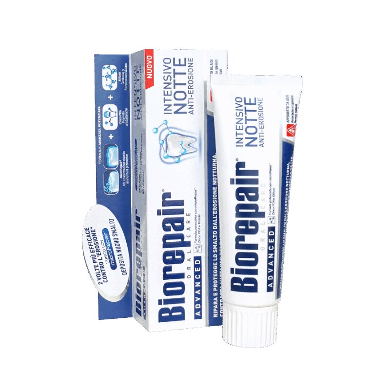 BioRepair  Паста зубная ночное восстановление 75 мл curaprox би ю паста зубная любитель конфет 60 мл