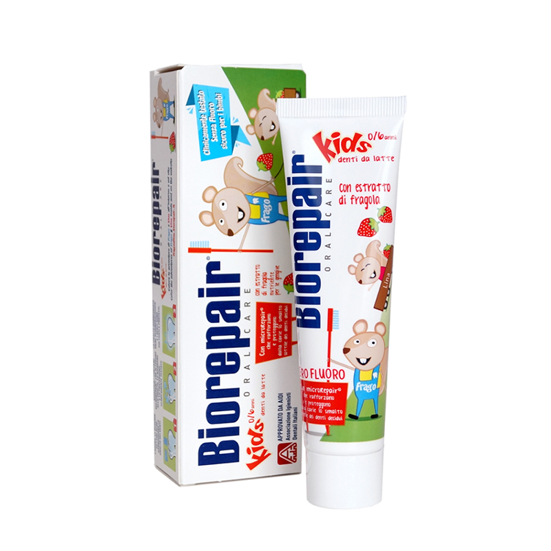 Изображение товара Biorepair Kids Зубная паста для детей 0-6 лет Клубника 50 мл