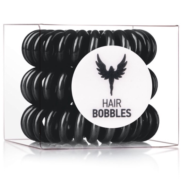 Изображение товара Hair Bobbles резинка для волос черная 3 шт