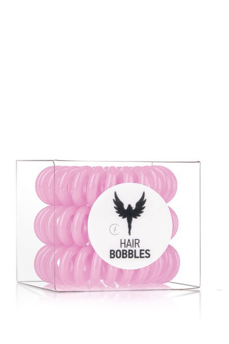 Hair Bobbles резинка для волос розовая 3 шт кошечки собачки раскрась по образцу с наклейками розовая