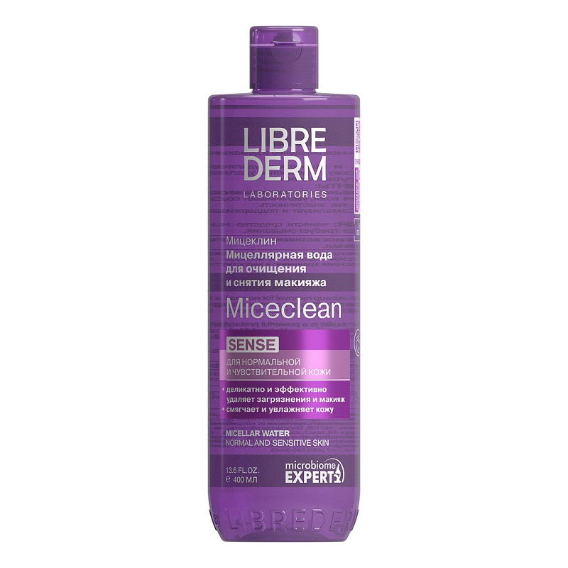 

Librederm Miceclean Мицеллярная вода для снятия макияжа 400 мл