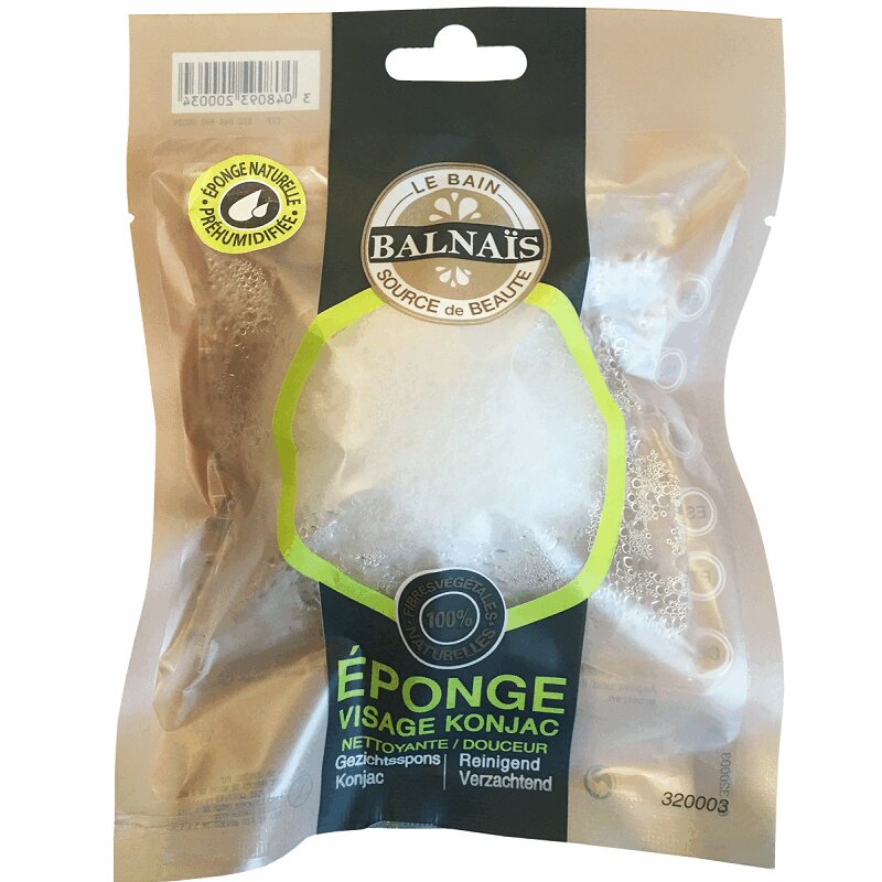 Изображение товара Мочалка-спонж конняку Balnais для ухода за кожей
