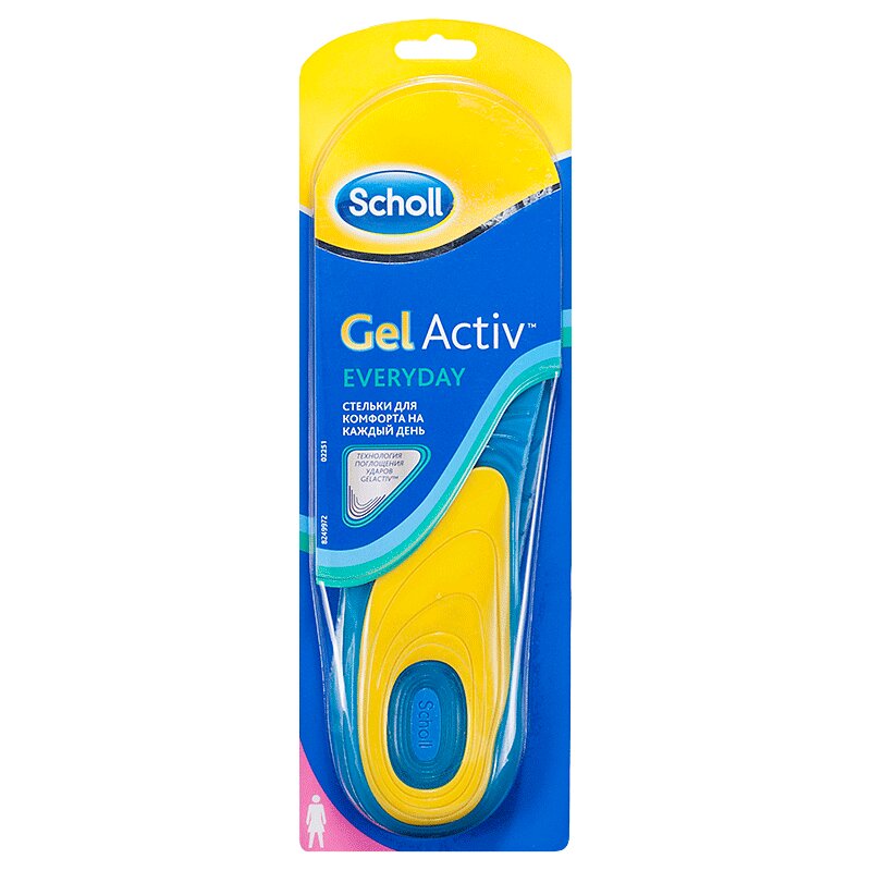 

Scholl Gel Activ Everyday Стельки для женщин на каждый день