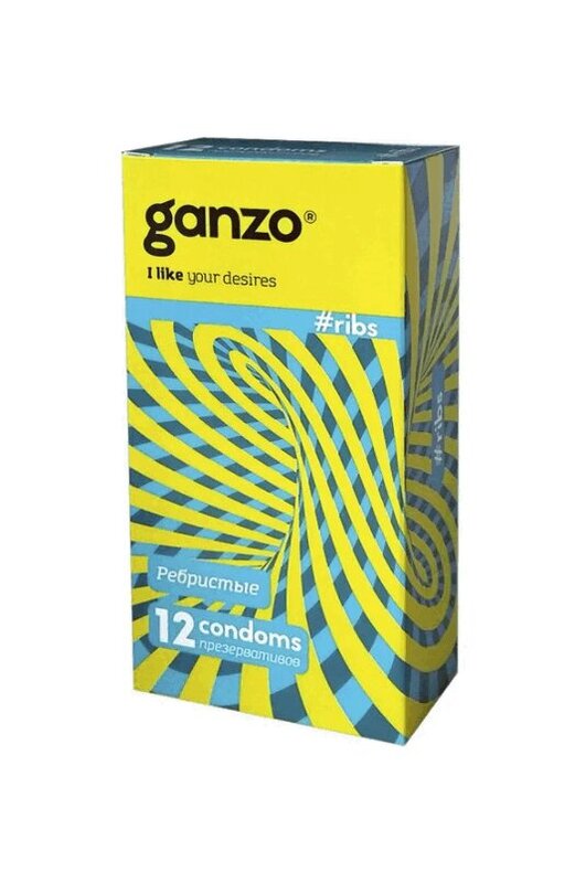 Презерватив Ганзо Ribs 12 шт