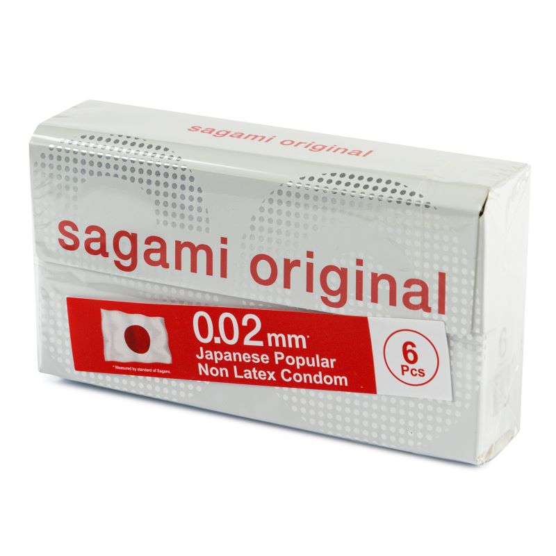 Изображение товара Презервативы полиуретановые Sagami Original 0,02 мм, 6 шт — гипоаллергенные и тонкие