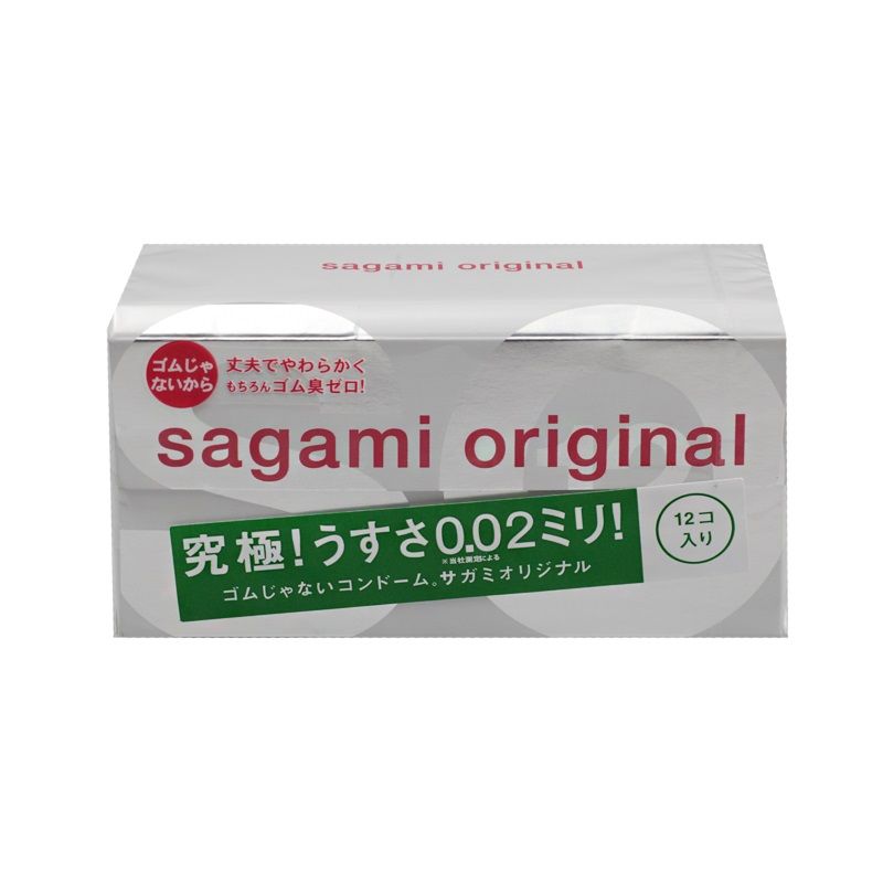 Изображение товара Полиуретановые презервативы Sagami Original 0,02 мм, 12 шт