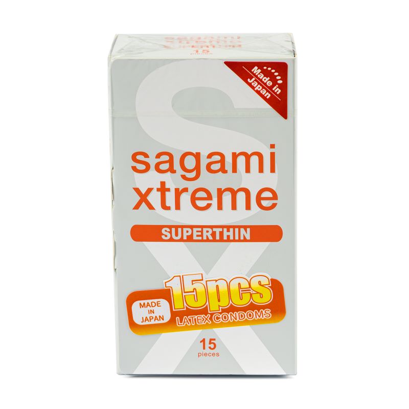 Изображение товара Sagami Xtreme Superthin Презервативы толщиной 0,04 мм, 15 шт.