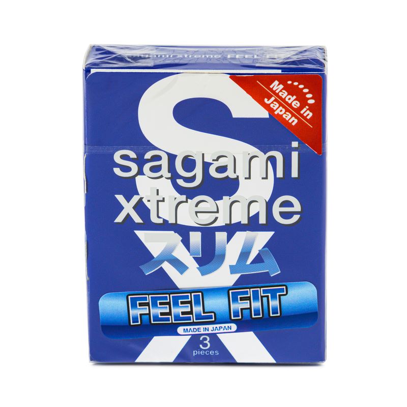Изображение товара Sagami Xtreme Feel Fit Презервативы плотнооблегающие 3 шт