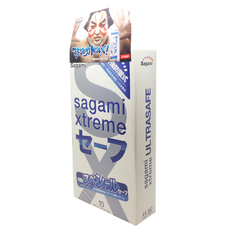 Изображение товара Sagami Xtreme Ultrasafe Презервативы с двойной смазкой 10 шт