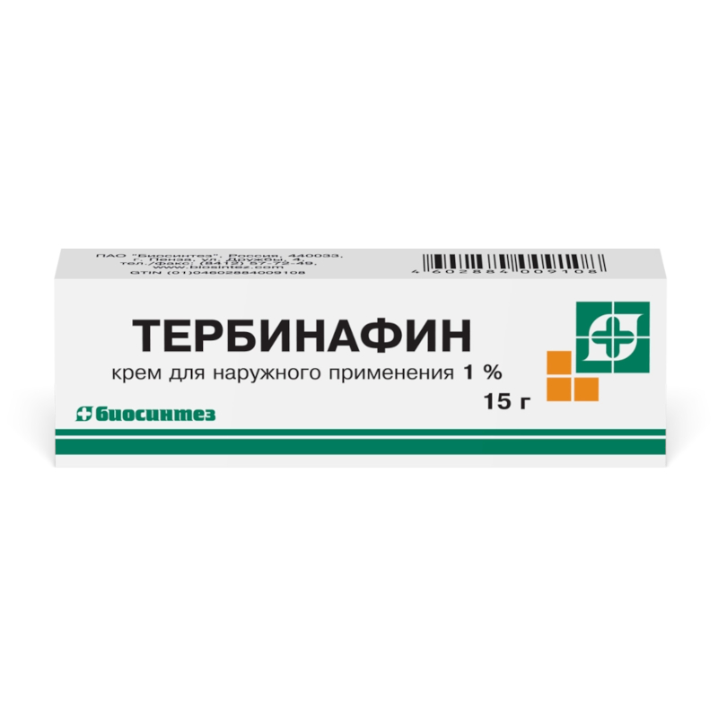 Изображение товара Тербинафин 1% крем для наружного применения 15 г