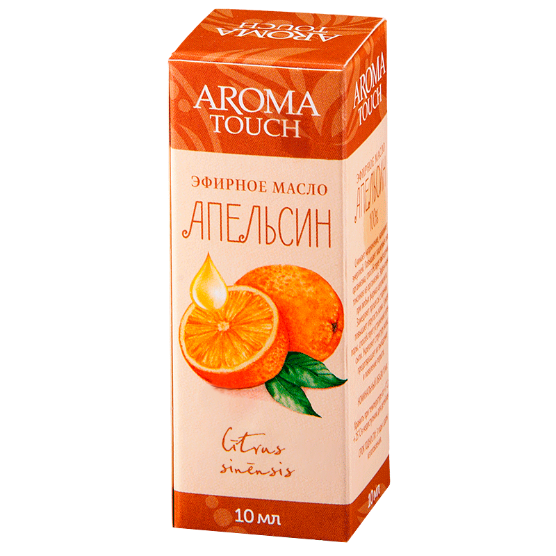 Арома Тач Масло эфирное Апельсин 10 мл sativa day face cream дневной крем для лица для жирного чувствительного типа кожи 33 50 мл