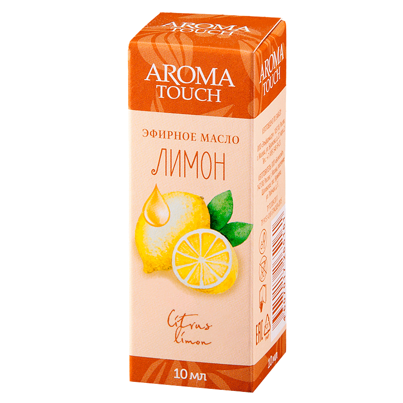 Арома Тач Масло эфирное Лимон 10 мл арома масло для тела массажное баланс и восстановление
