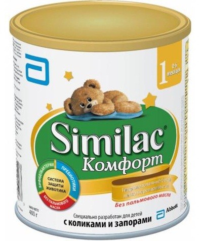 Детское питание Симилак 1 Комфорт смесь сухая молочная 375 г молочная шоколадка с начинкой chikalab сливочная начинка