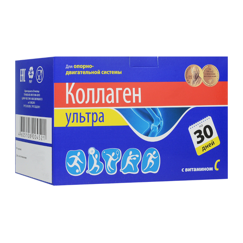 Изображение товара Коллаген Ультра порошок для приготовления раствора 8 г 30 шт