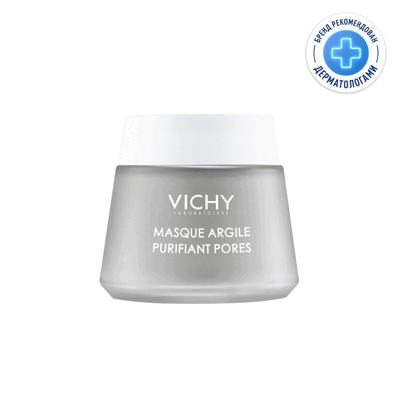 

Vichy Mineral Mask Маска для лица минеральная с глиной очищающая поры 75 мл