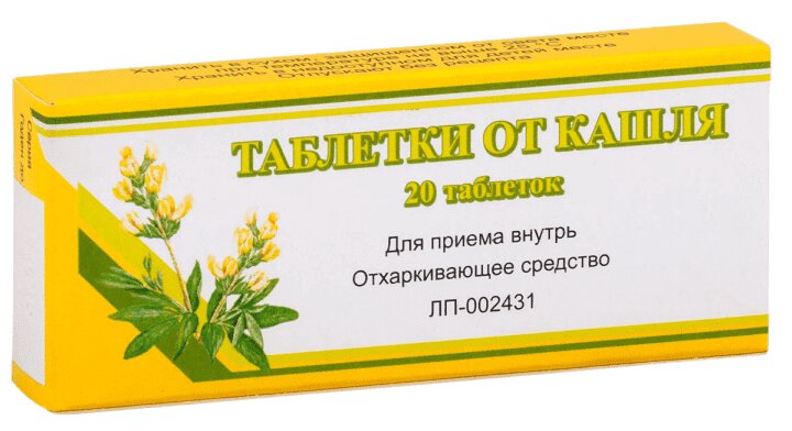 Термопсол таблетки от кашля, 20 шт