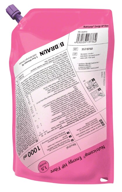 

Нутрикомп Энергия Файбер Ликвид смесь жидкая д/энтер.питания Нейтральный