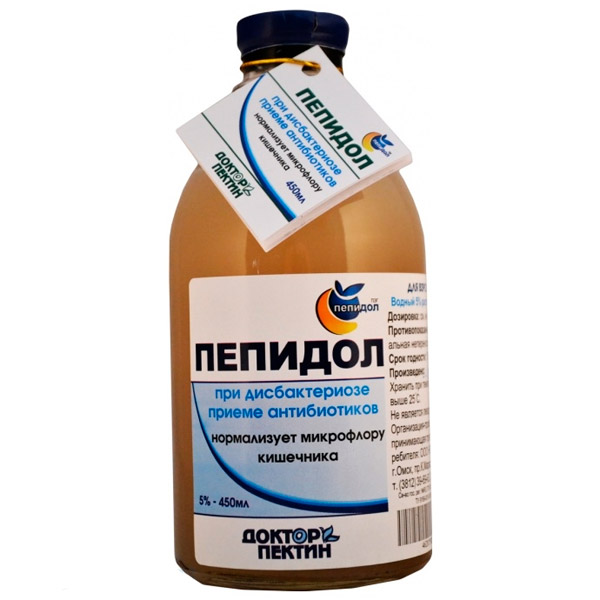 Изображение товара Пепидол 5% раствор для взрослых 450 мл Лекарственный препарат