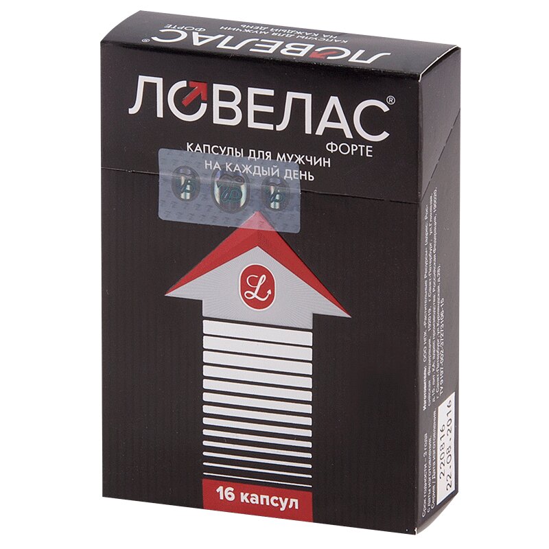 

Ловелас форте капсулы 16 шт
