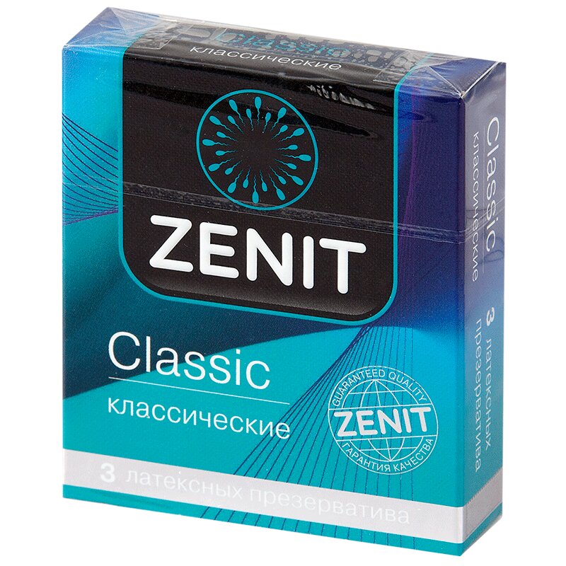 Изображение товара Презервативы Zenit Classic 3 шт латексные для надежной защиты