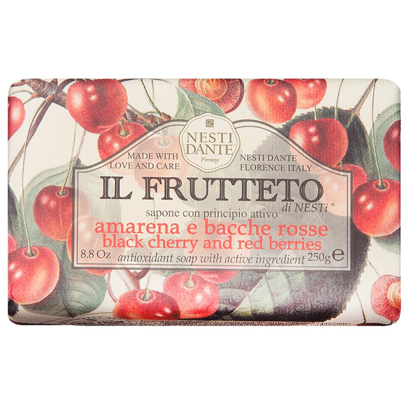 Nesti Dante Фрукты Мыло Черешня-Красные Ягоды 250 г овощи фрукты ягоды фотокнига для самых маленьких