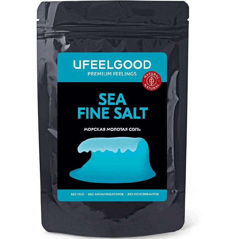 Юфилгуд Соль морская 200 г laboratory katrin натуральная морская соль для ванн в пакете пихта 500