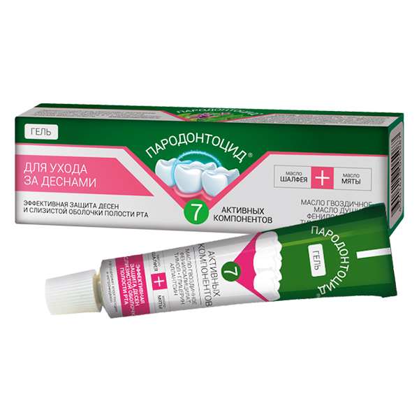 Изображение товара Пародонтоцид гель для полости рта 15 г