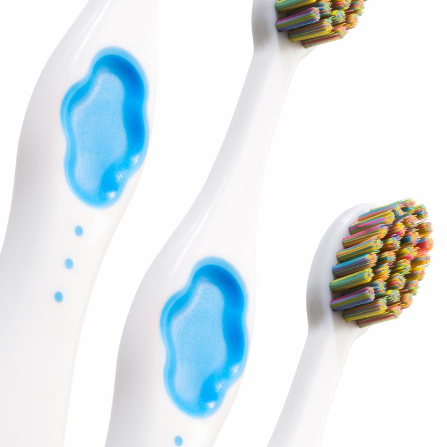 Montcarotte Зубная щетка мягкая Голубая для детей r o c s baby зубная щетка для детей от 0 до 3 лет