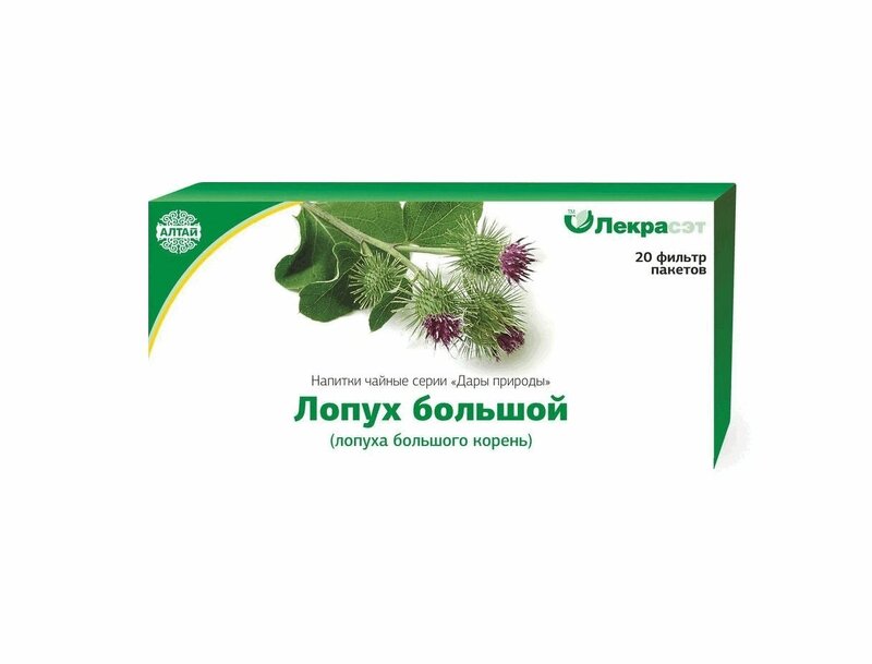 Лопух корень фиточай ф/п 1,5 г 20 шт