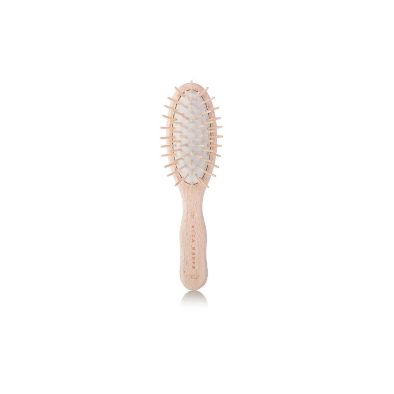 Acca Kappa Щетка для волос пневматическая с деревянными зубчиками итальянская кампания