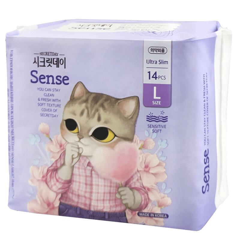 Изображение товара Secret Day Сенс прокладки гигиенические 29 см р.L 14 шт
