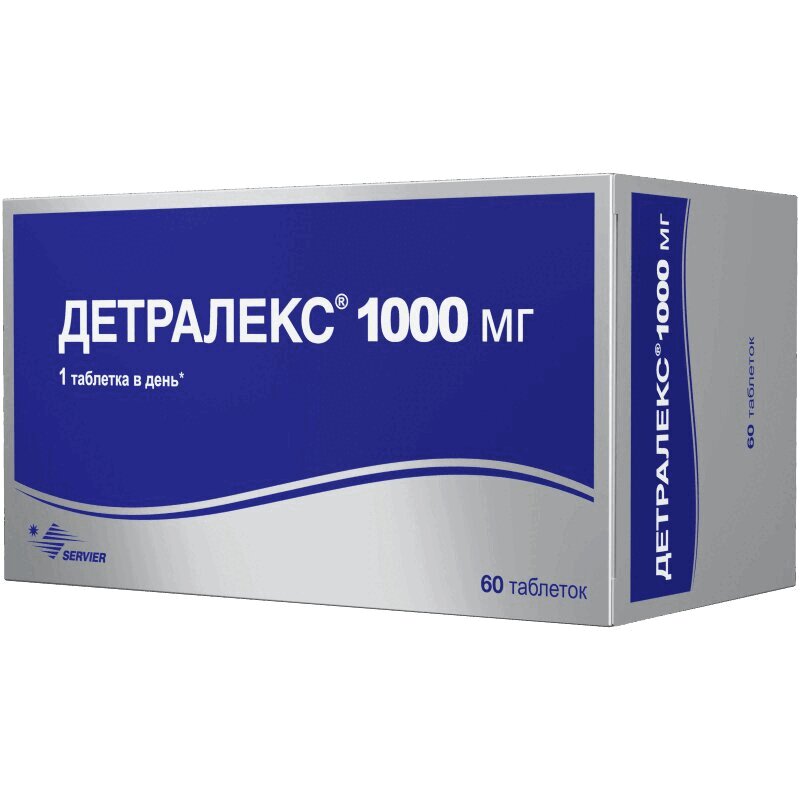 

Детралекс таб.п.п.о.1000мг №60