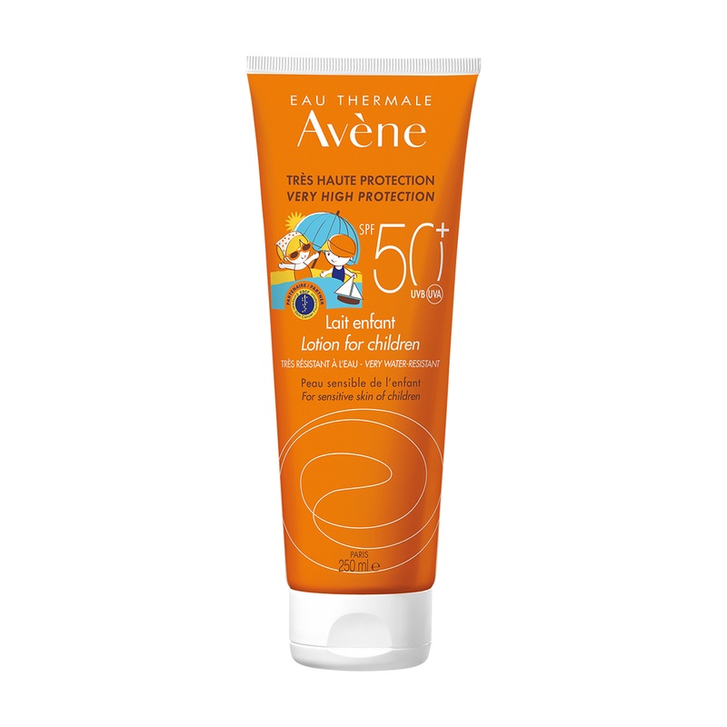 Avene Сан Молочко SPF50+ детское для чувствительной кожи туба 250 мл успокаивающий увлажняющий крем для поврежденной солнцем кожи лица creme apres soleil visage 2671 50 мл 50 мл