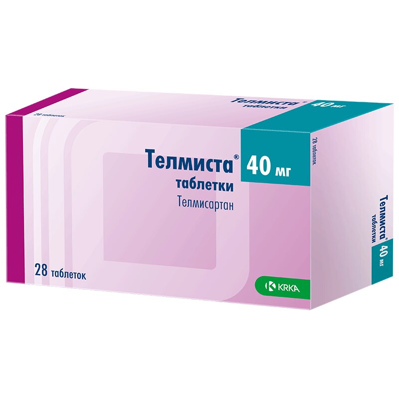 Изображение товара Телмиста 40 мг таблетки 28 шт