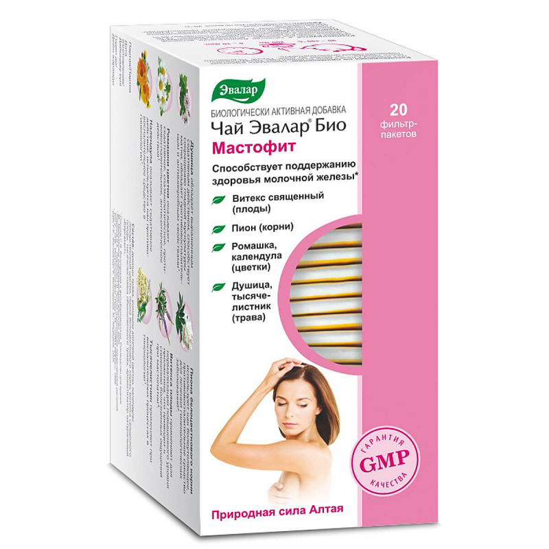 Изображение товара Эвалар Био Чай Мостофит фильтр-пакеты 1,5 г 20 шт - натуральный фиточай для поддержки здоровья