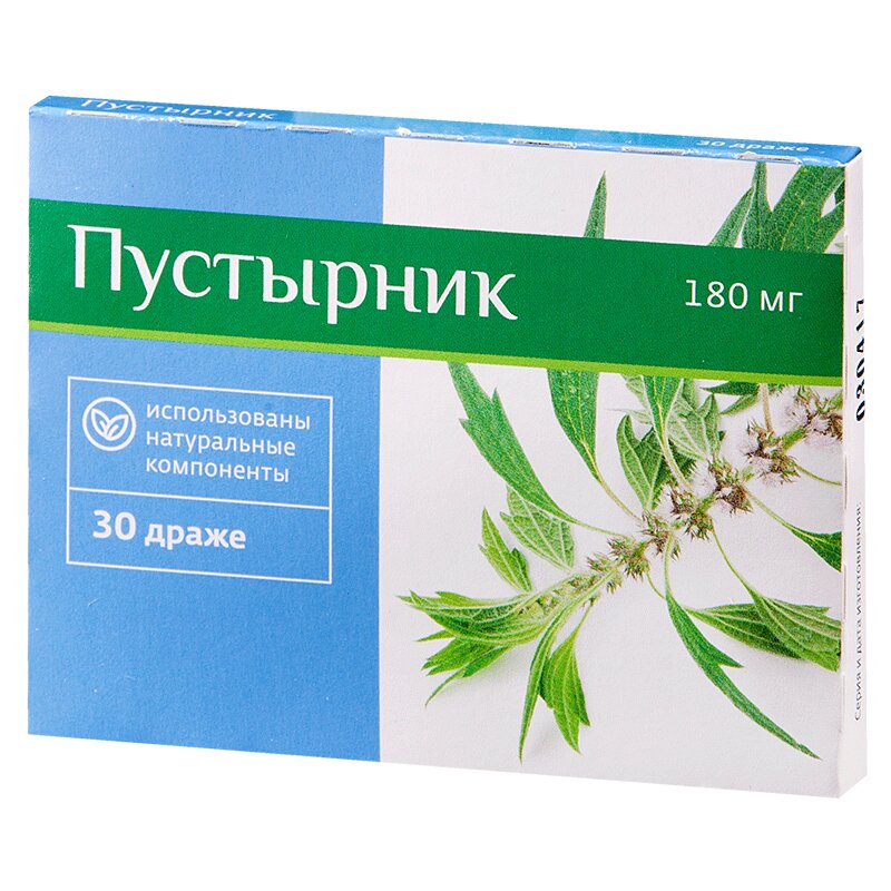 Изображение товара Биокор Пустырник 180 мг драже 30 шт для спокойствия и здоровья