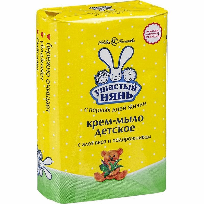 

Ушастый Нянь крем-мыло Алоэ-Подорожник 90 г