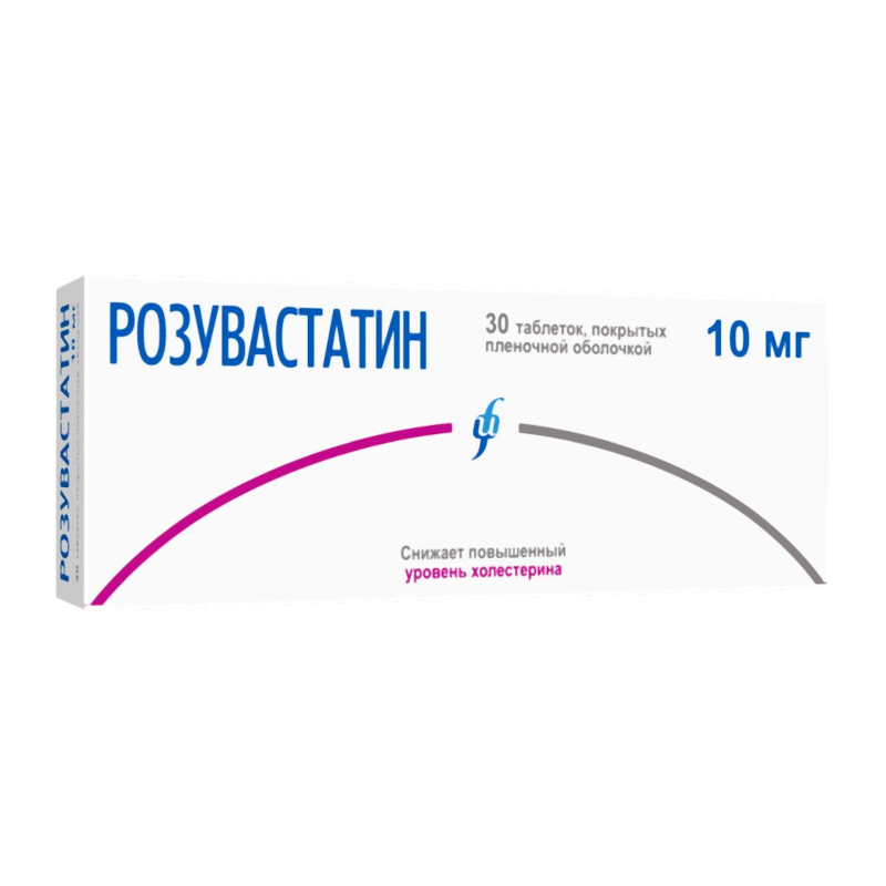 Изображение товара Розувастатин 10 мг таблетки 30 шт