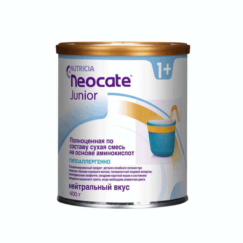 Неокейт Джуниор смесь сухая аминокислотная для детей 400 г demin lake cosmetics глина сапропелевая с кокосом сухая смесь 250