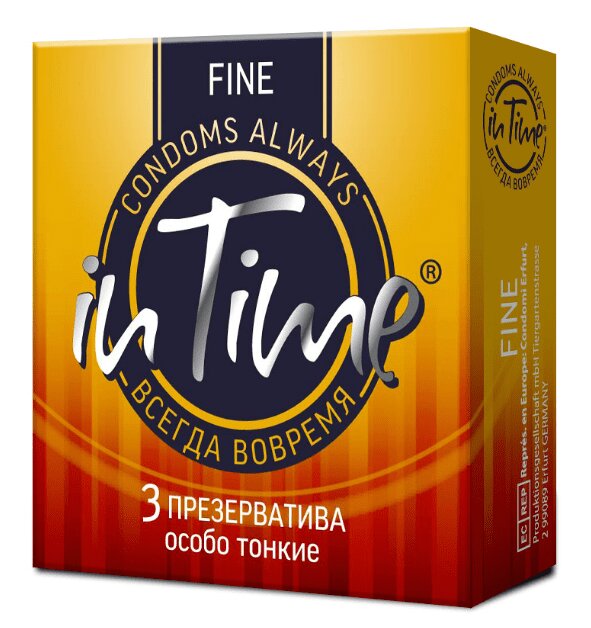 Изображение товара in Time Fine Презервативы особо тонкие 3 шт