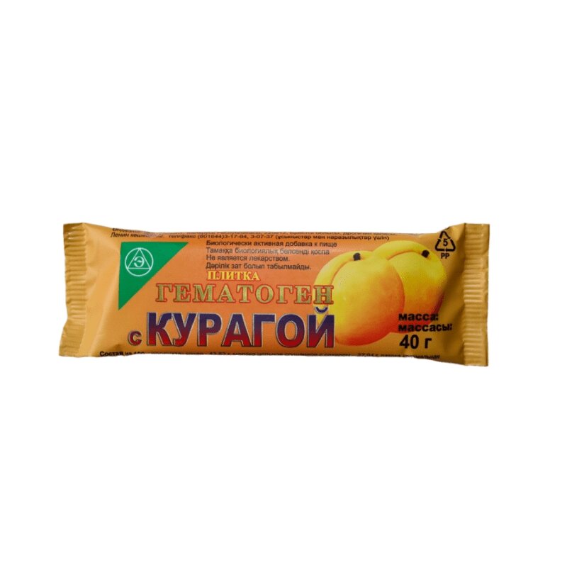 

Гематоген с абрикосом 40 г